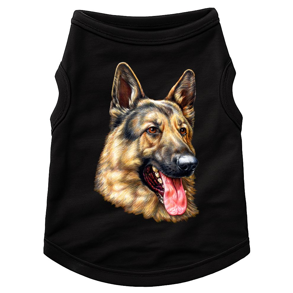 German Shepherd Face Doggie Tank