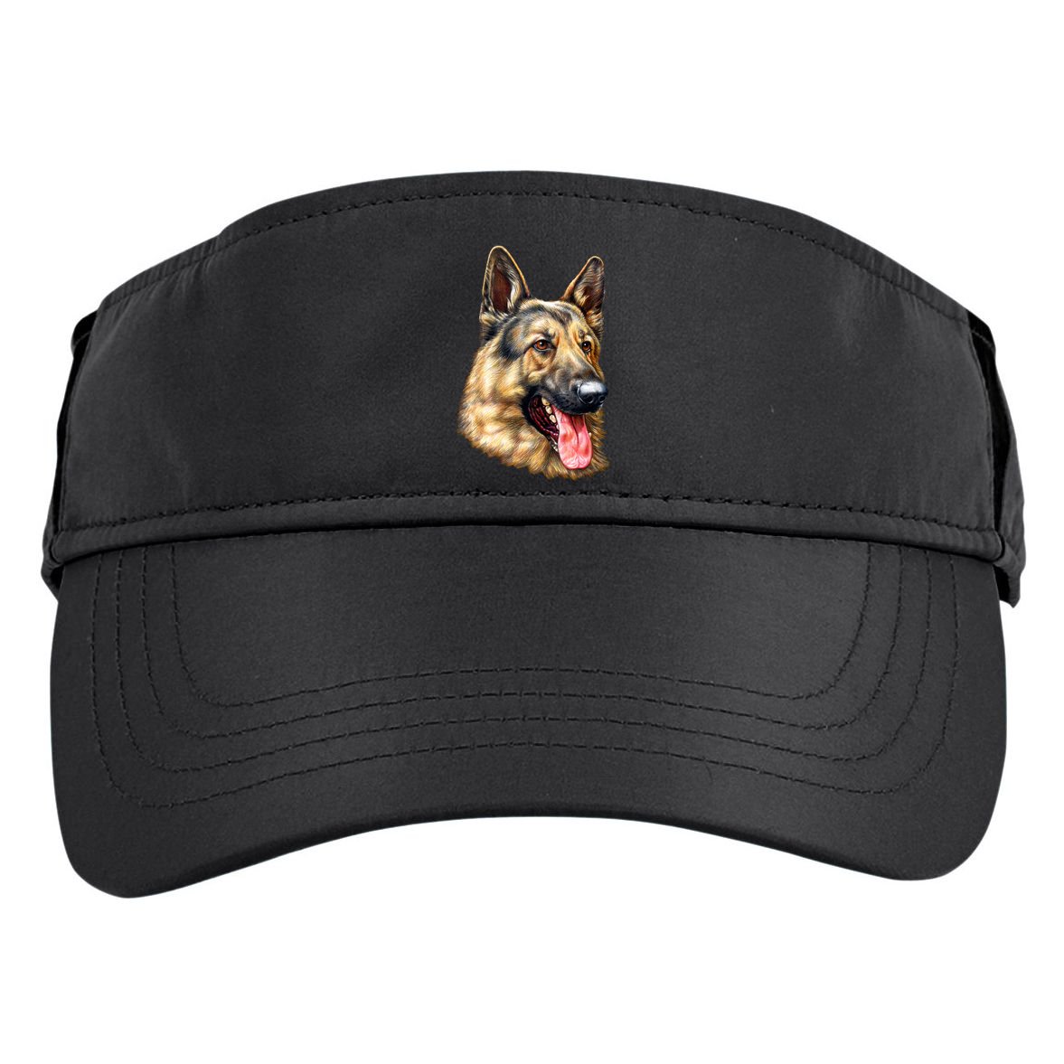 German Shepherd Face Adult Drive Performance Visor