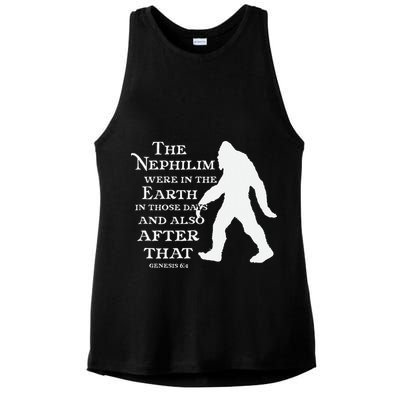 Genesis 64 Christian Sasquatch Ladies PosiCharge Tri-Blend Wicking Tank