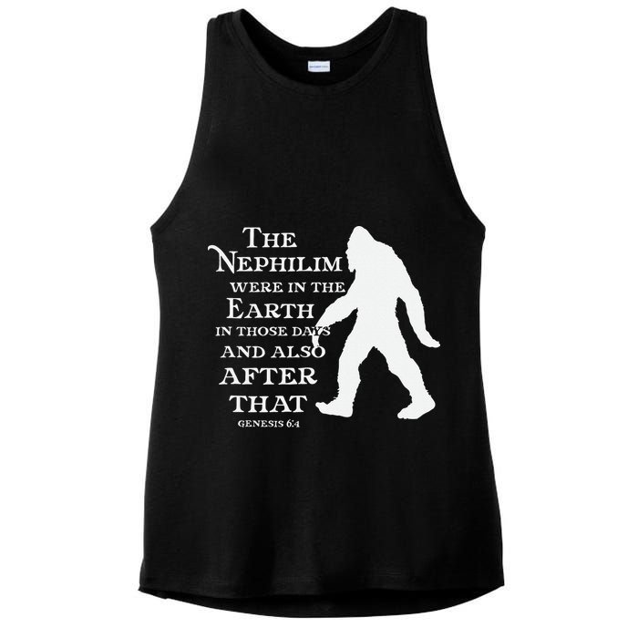 Genesis 64 Christian Sasquatch Ladies PosiCharge Tri-Blend Wicking Tank