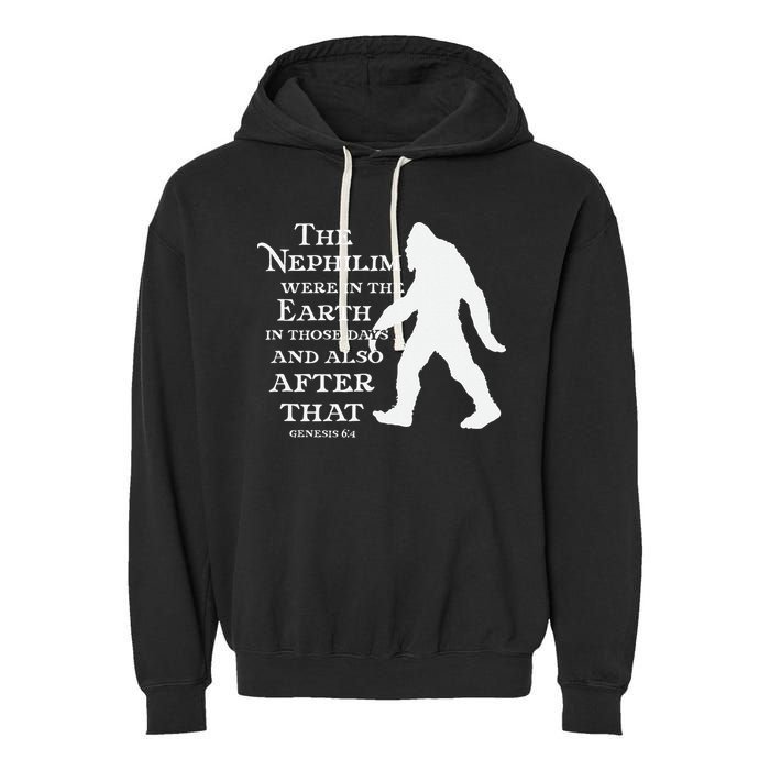 Genesis 64 Christian Sasquatch Garment-Dyed Fleece Hoodie