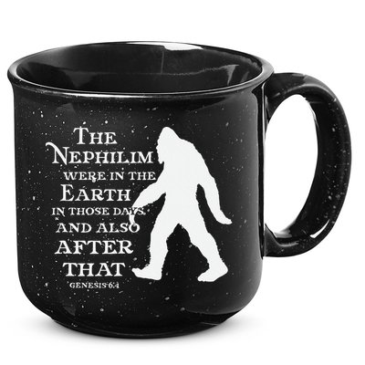 Genesis 64 Christian Sasquatch 15oz Campfire Ceramic Mug