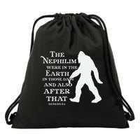 Genesis 64 Christian Sasquatch Drawstring Bag