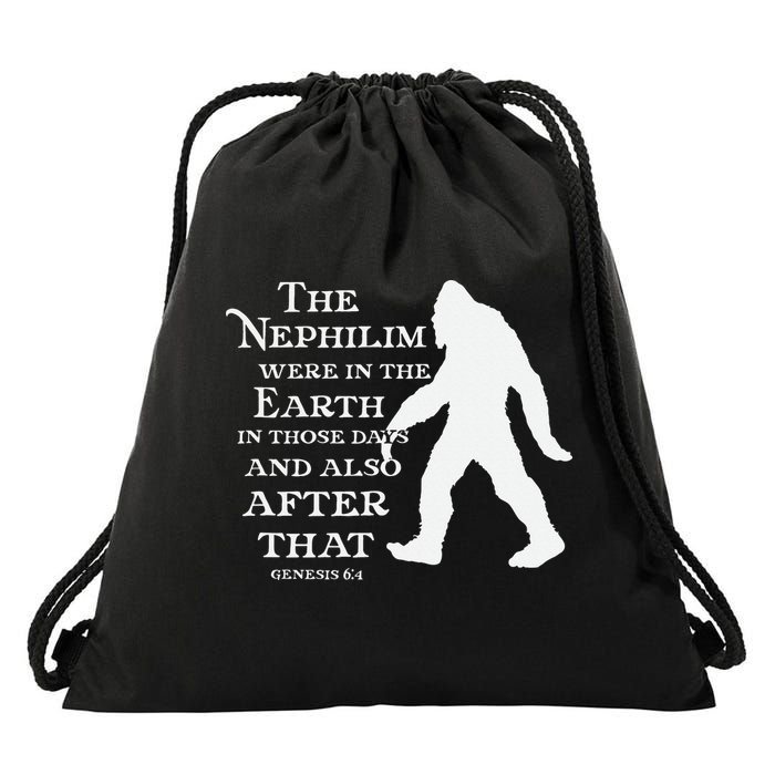 Genesis 64 Christian Sasquatch Drawstring Bag