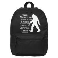 Genesis 64 Christian Sasquatch 16 in Basic Backpack