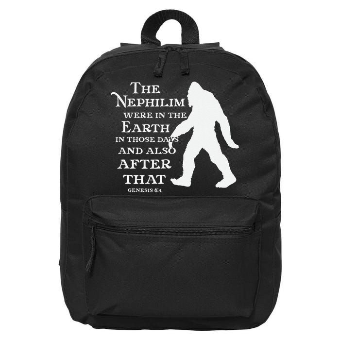 Genesis 64 Christian Sasquatch 16 in Basic Backpack