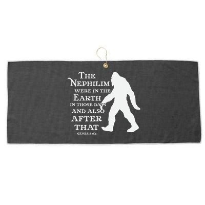 Genesis 64 Christian Sasquatch Large Microfiber Waffle Golf Towel