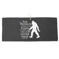 Genesis 64 Christian Sasquatch Large Microfiber Waffle Golf Towel