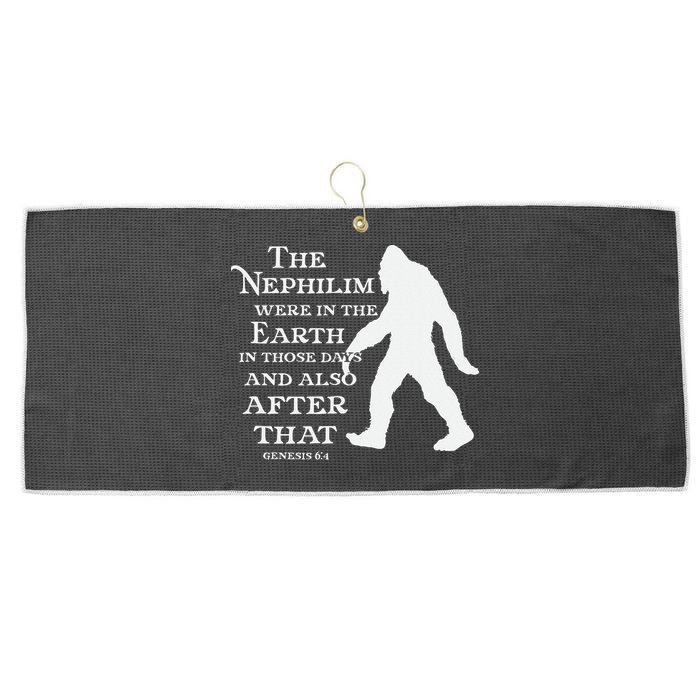 Genesis 64 Christian Sasquatch Large Microfiber Waffle Golf Towel