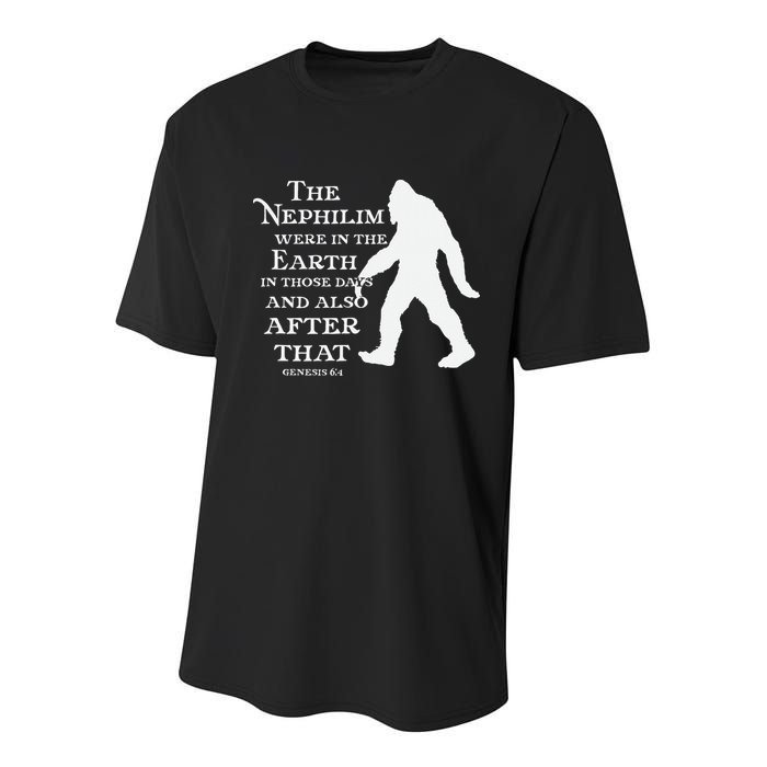 Genesis 64 Christian Sasquatch Youth Performance Sprint T-Shirt
