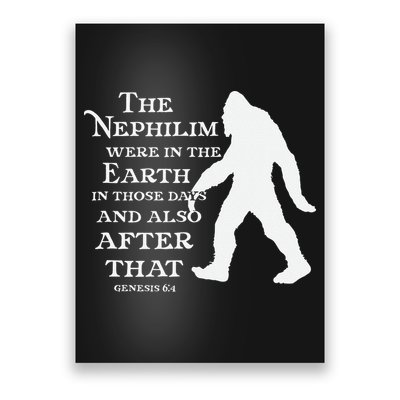 Genesis 64 Christian Sasquatch Poster