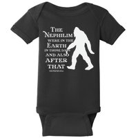 Genesis 64 Christian Sasquatch Baby Bodysuit