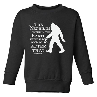 Genesis 64 Christian Sasquatch Toddler Sweatshirt