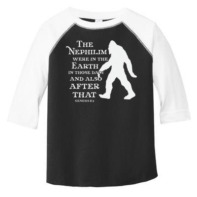 Genesis 64 Christian Sasquatch Toddler Fine Jersey T-Shirt