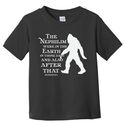 Genesis 64 Christian Sasquatch Toddler T-Shirt