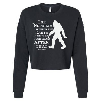 Genesis 64 Christian Sasquatch Cropped Pullover Crew