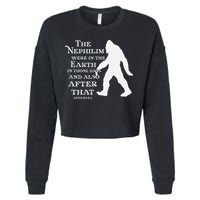 Genesis 64 Christian Sasquatch Cropped Pullover Crew