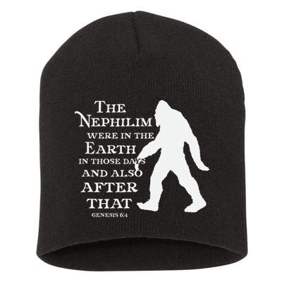 Genesis 64 Christian Sasquatch Short Acrylic Beanie
