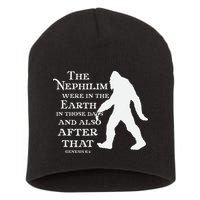 Genesis 64 Christian Sasquatch Short Acrylic Beanie