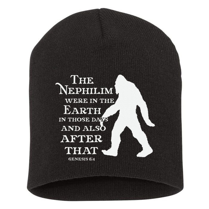 Genesis 64 Christian Sasquatch Short Acrylic Beanie
