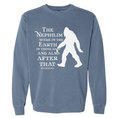 Genesis 64 Christian Sasquatch Garment-Dyed Sweatshirt