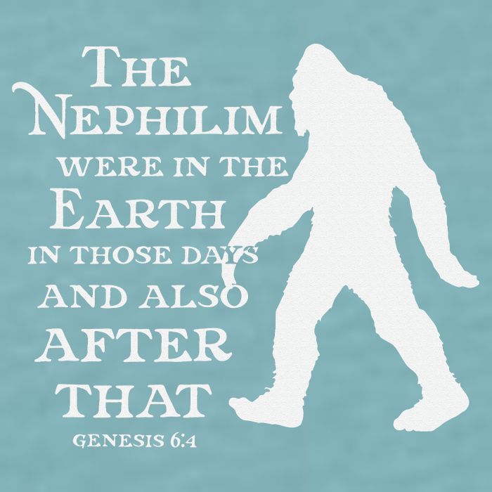 Genesis 64 Christian Sasquatch Sueded Cloud Jersey T-Shirt