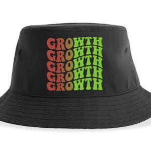 Growth 70s Christmas Inspirational Sustainable Bucket Hat