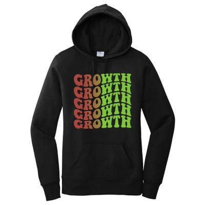 Growth 70s Christmas Inspirational Women's Pullover Hoodie