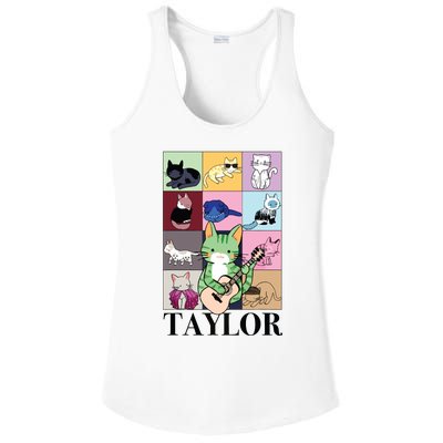 Groovy 70s Cat Ladies PosiCharge Competitor Racerback Tank