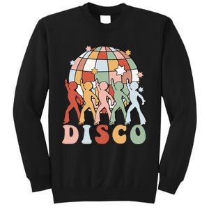 Groovy 70s Disco Ball Dancing Queens Kings Sweatshirt