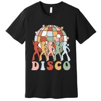 Groovy 70s Disco Ball Dancing Queens Kings Premium T-Shirt