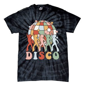 Groovy 70s Disco Ball Dancing Queens Kings Tie-Dye T-Shirt