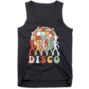 Groovy 70s Disco Ball Dancing Queens Kings Tank Top