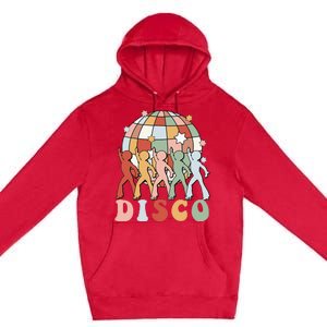 Groovy 70s Disco Ball Dancing Queens Kings Premium Pullover Hoodie