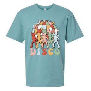 Groovy 70s Disco Ball Dancing Queens Kings Sueded Cloud Jersey T-Shirt