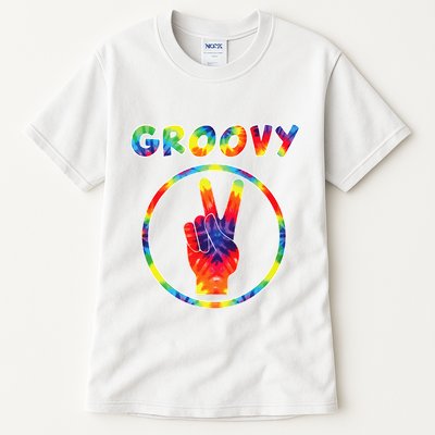 Groovy 70's Tie Dye   Vintage  For Retro Party Tall T-Shirt