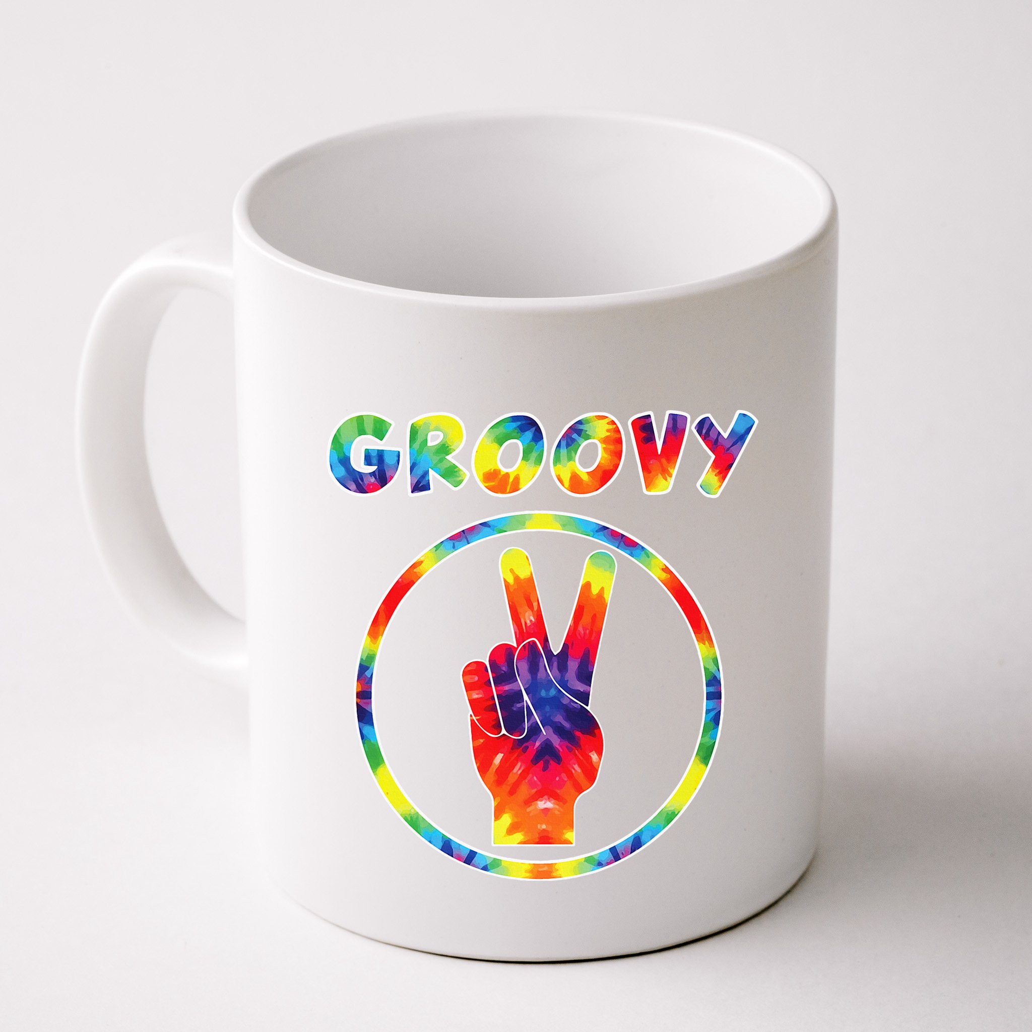 Groovy 70's Tie Dye   Vintage  For Retro Party Mug