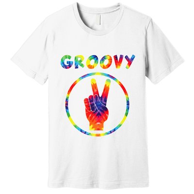 Groovy 70's Tie Dye   Vintage  For Retro Party Premium T-Shirt