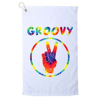 Groovy 70's Tie Dye   Vintage  For Retro Party Golf Towel