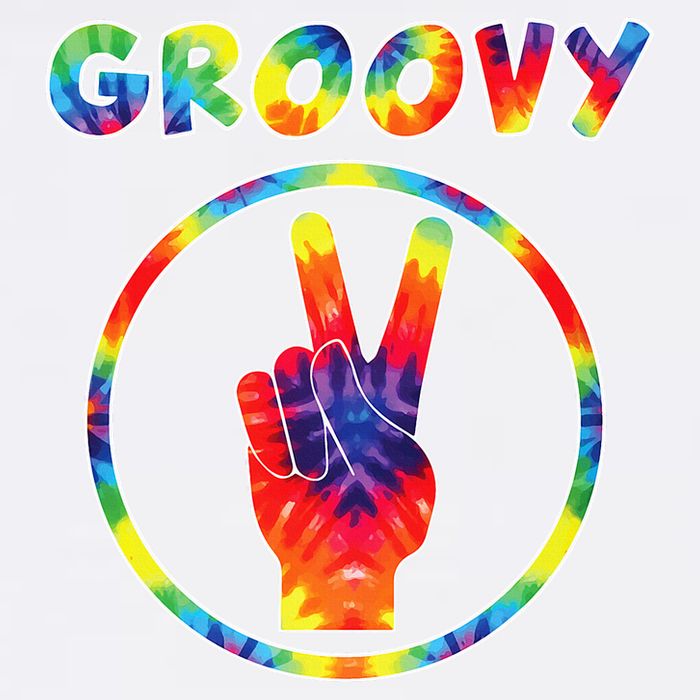 Groovy 70's Tie Dye   Vintage  For Retro Party Crop Top