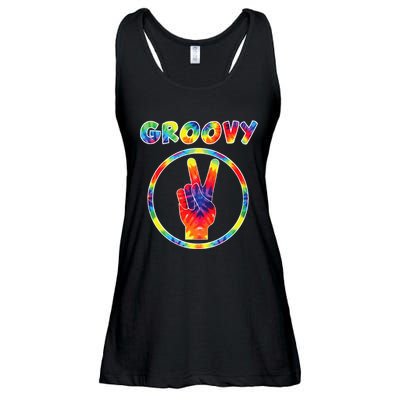 Groovy 70s Tie Dye Vintage For Retro Party Ladies Essential Flowy Tank