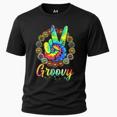Groovy 70s Tie Dye Vintage 70s Retro 70s Hippie Costume Performance Shirt