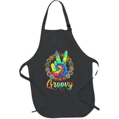 Groovy 70s Tie Dye Vintage 70s Retro 70s Hippie Costume Apron