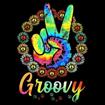Groovy 70s Tie Dye Vintage 70s Retro 70s Hippie Costume T-Shirt