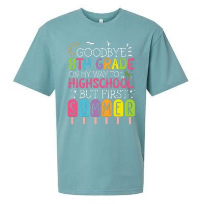 Goodbye 8th Grade Graduation To Highschool But First Summer Sueded Cloud Jersey T-Shirt