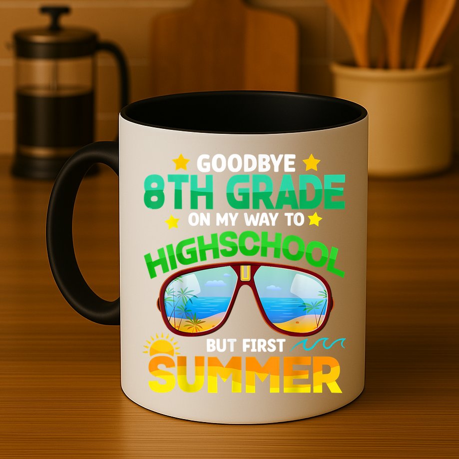 Goodbye 8th Grade Graduation To Highschool Hello Summer Him Mug