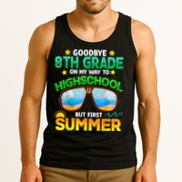 Goodbye 8th Grade Graduation To Highschool Hello Summer Him Tank Top