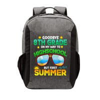 Goodbye 8th Grade Graduation To Highschool Hello Summer Him Vector Backpack