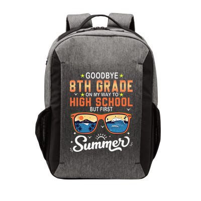 Goodbye 8th Grade Graduation To 9th Grade Hello Summer Vector Backpack