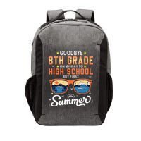 Goodbye 8th Grade Graduation To 9th Grade Hello Summer Vector Backpack